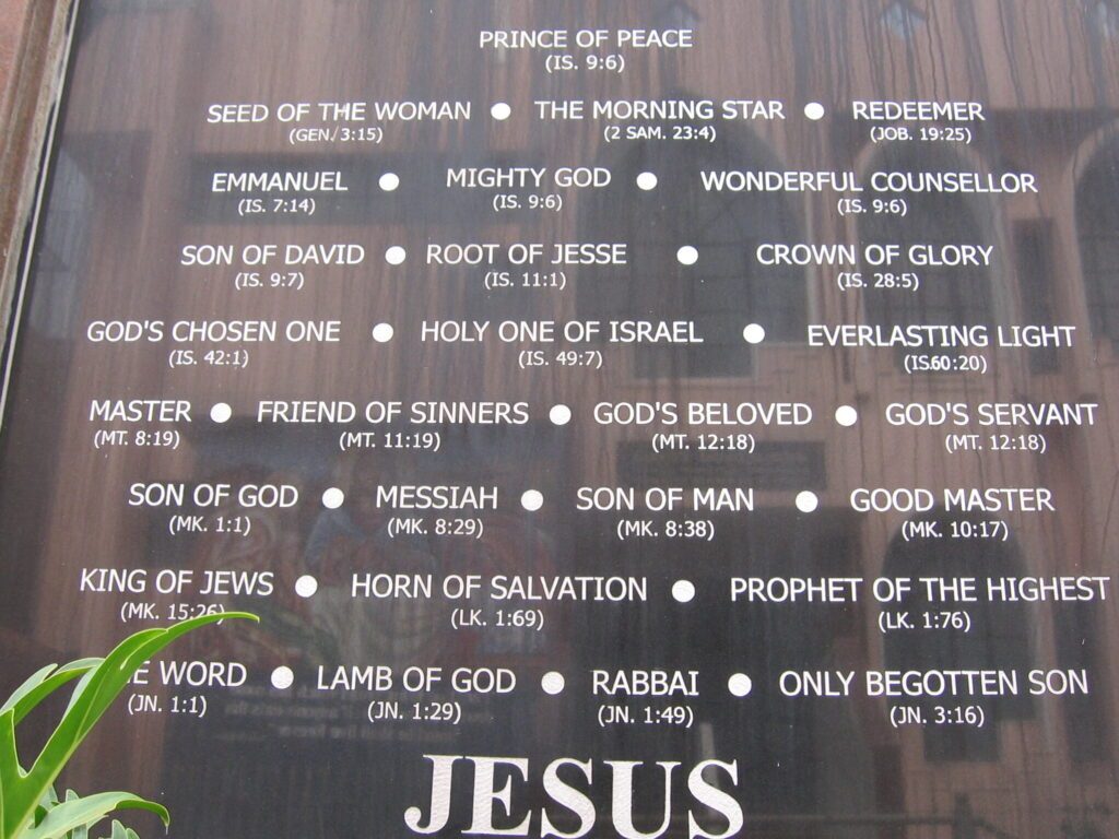 Connaissez-vous les 33 noms de Jésus ?