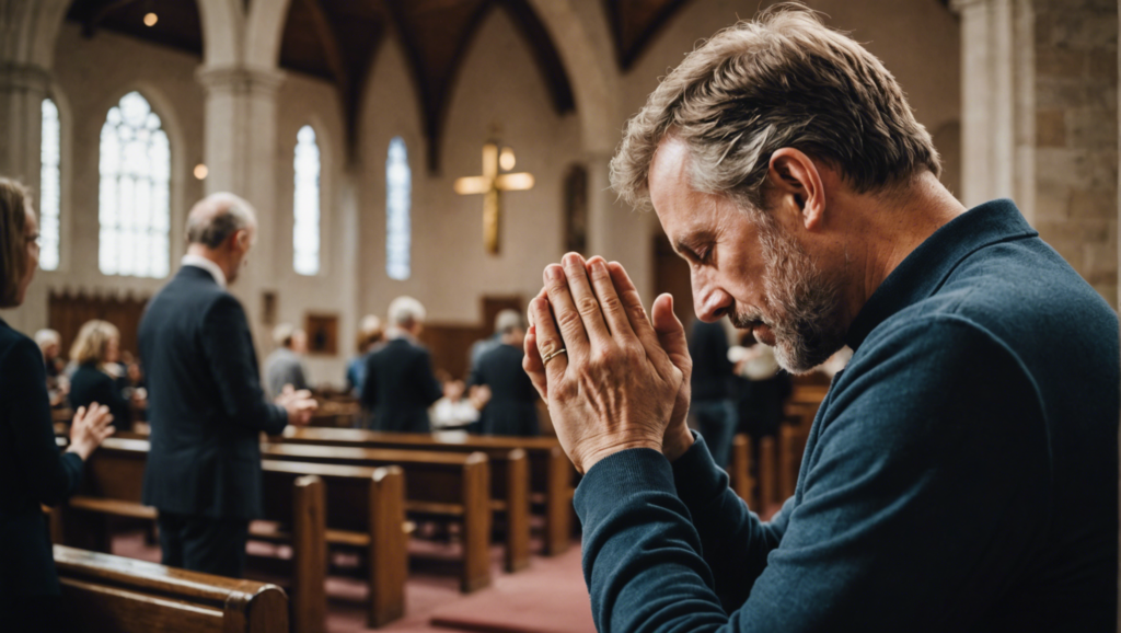 découvrez comment prier ensemble en église à travers une prière universelle, apprenez les différents aspects de la prière en groupe et sa signification dans la spiritualité chrétienne.
