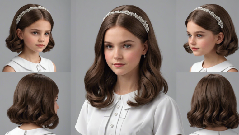 découvrez des idées de coiffure originale pour cheveux mi-longs pour briller lors d'un baptême avec élégance et modernité.