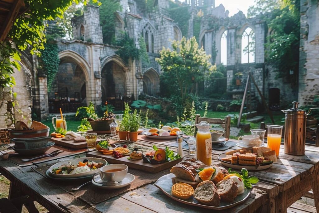 Découvrez le brunch gourmand à l'Abbaye des Vaux de Cernay : une expérience gastronomique unique