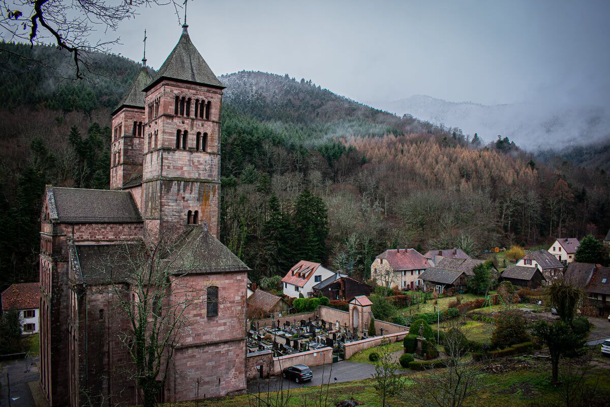 Cimetière près de l'abbaye de Murbach