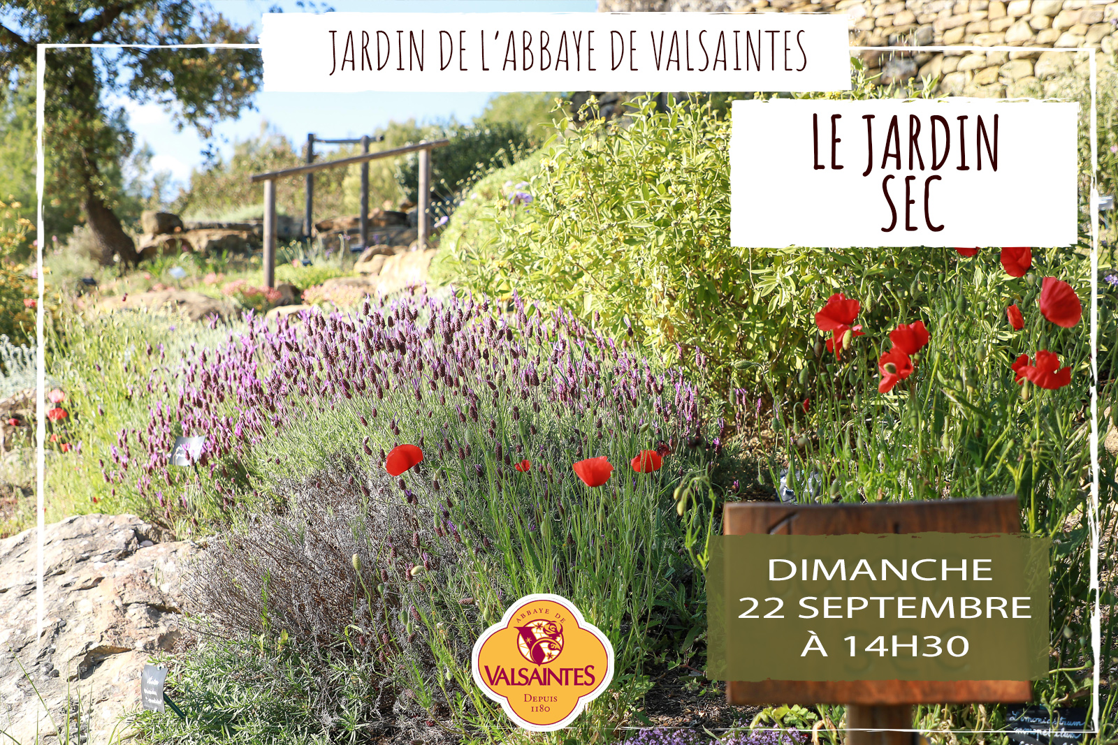 Jardin sec de l'Abbaye de Valsaintes