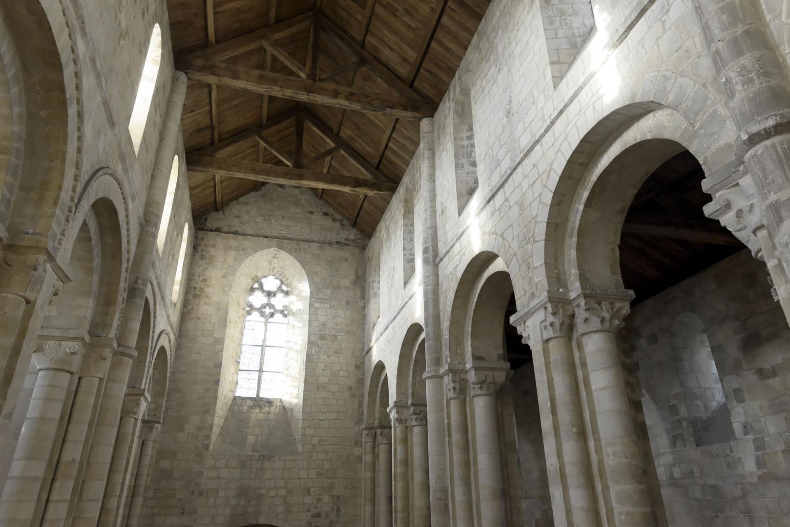 Intérieur de l'Abbaye de Graville au Havre