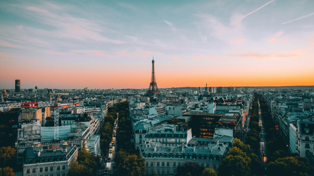 vue Paris Tour Eiffel